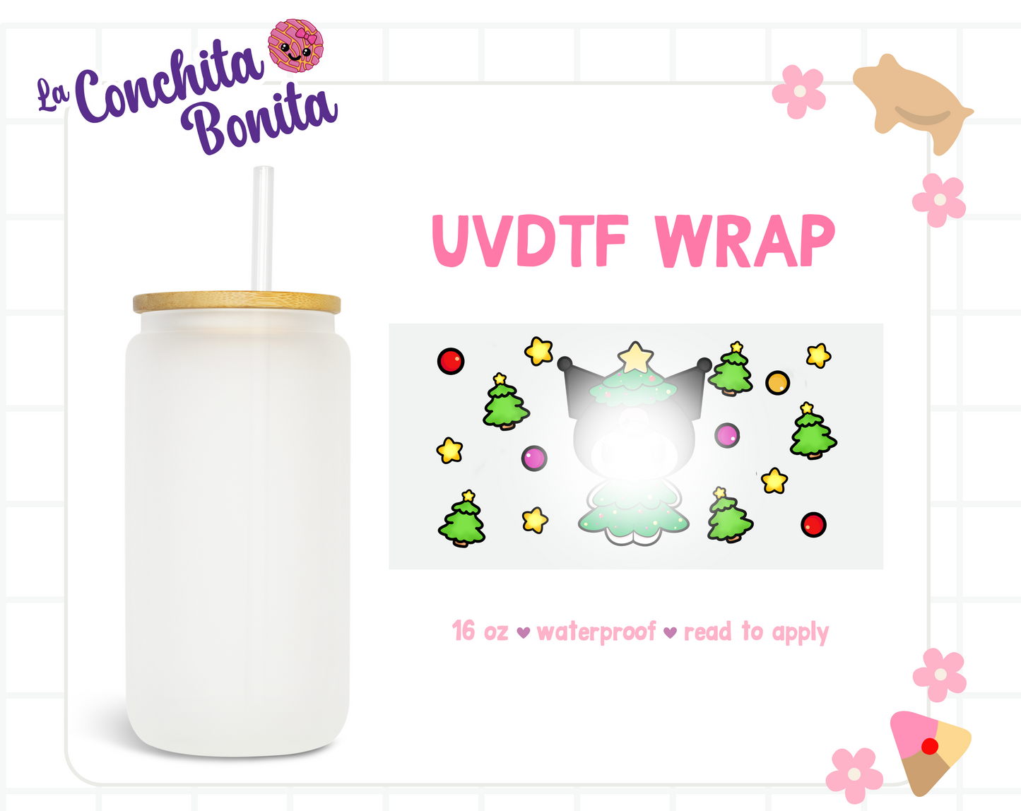 UVTDF Exclusive Green Xmas Tree Rabbit Wrap