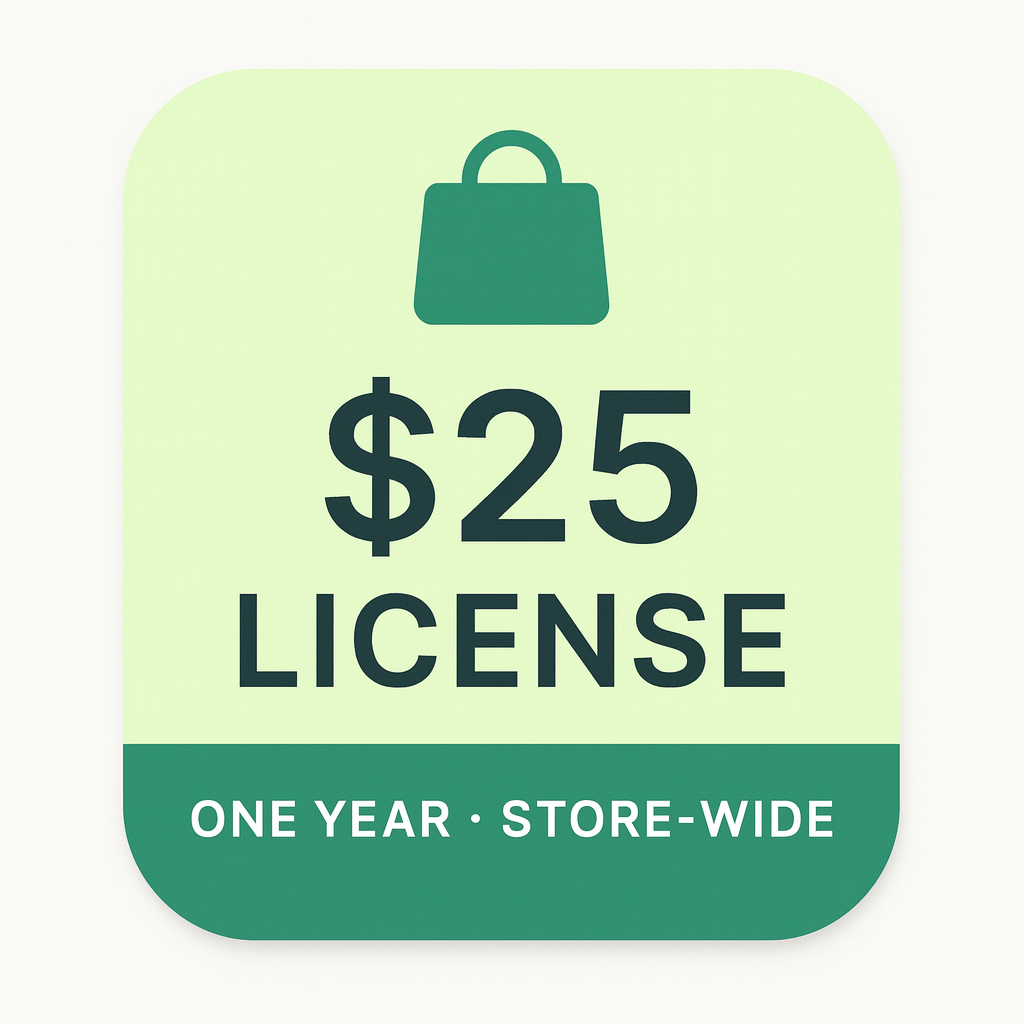 One Year Store-Wide STL Commercial License