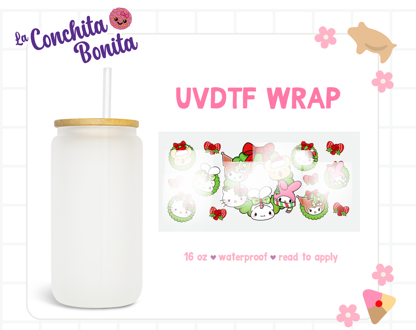 UVTDF Exclusive Green Wreath Wrap