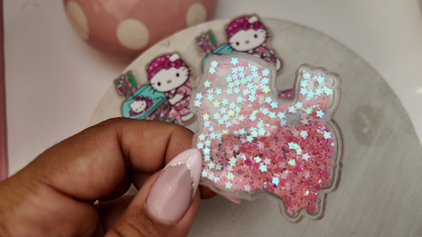 Acrylic Shaker Kawaii Baby and Nurse - 4 pack