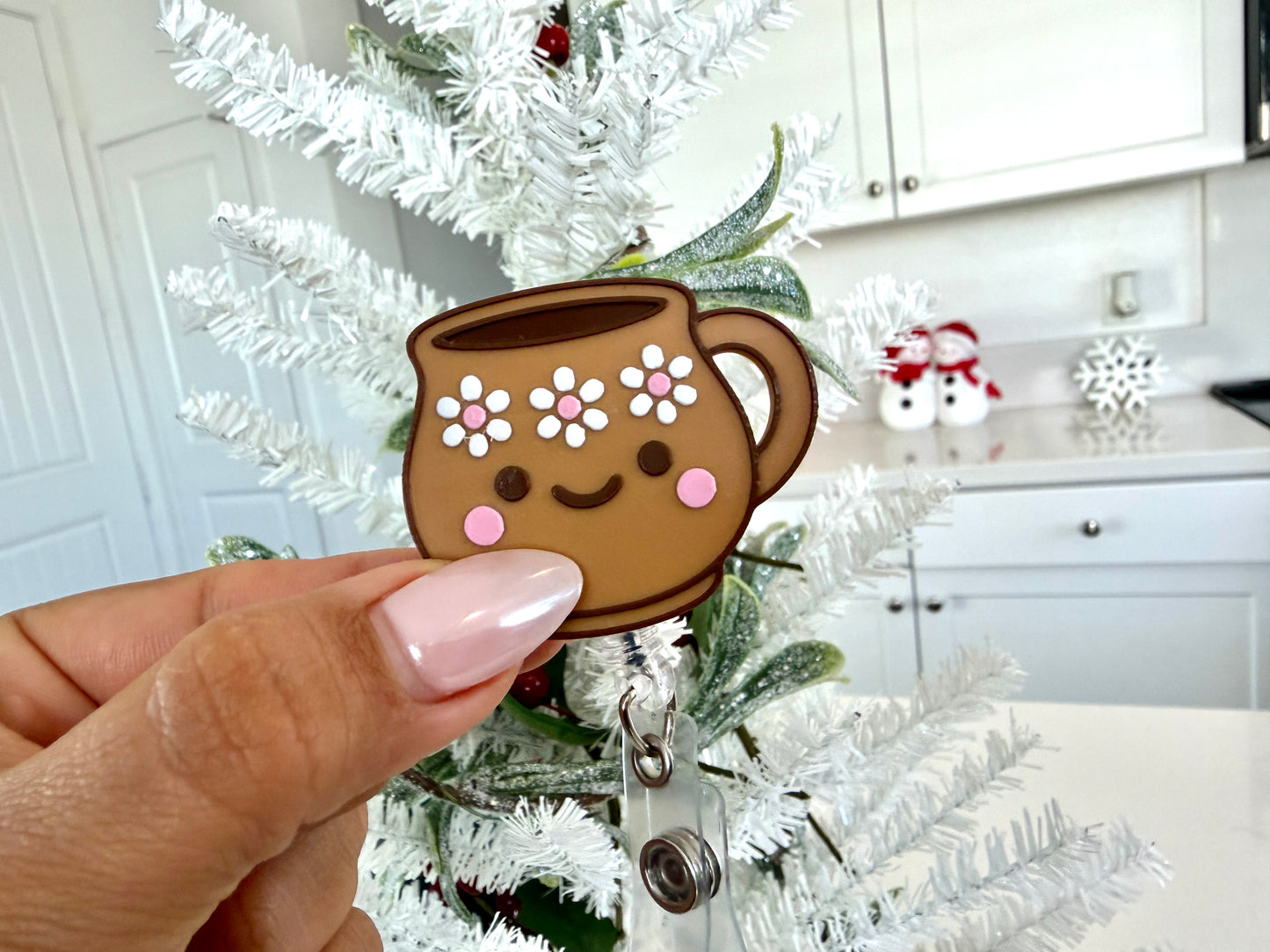 Cafecito Baby Badge Reel