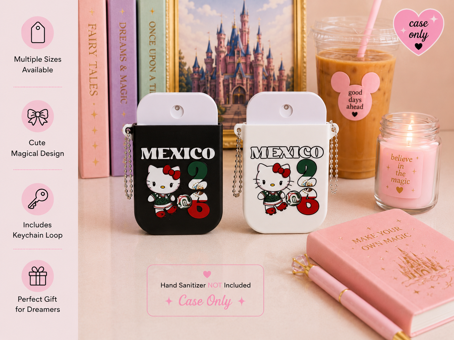 Mexico Cat Hand Sanitizer Holder