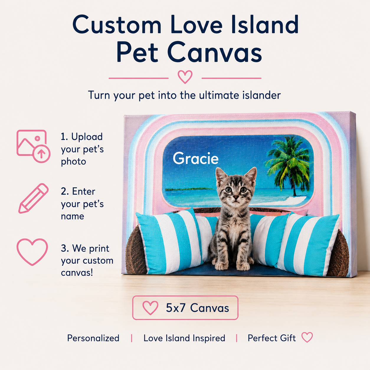 Custom Love Island Canvas