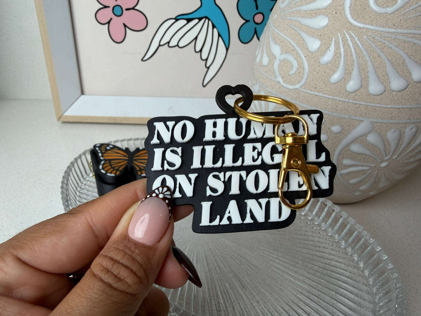 Stolen Land Keychain
