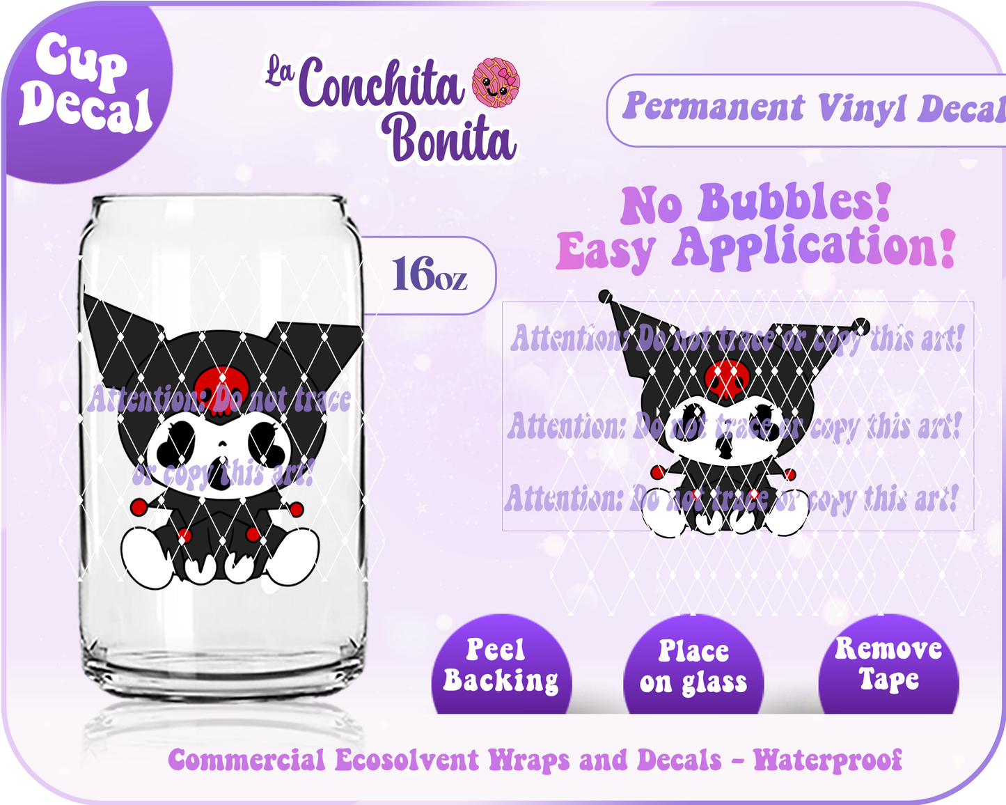 Kawaii Rabbit Scream Decal