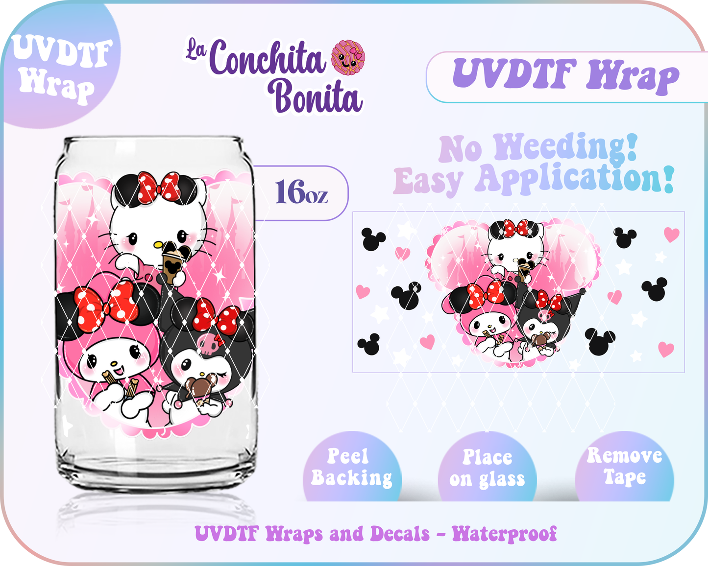 UVDTF Magical Kawaii Friends Wrap