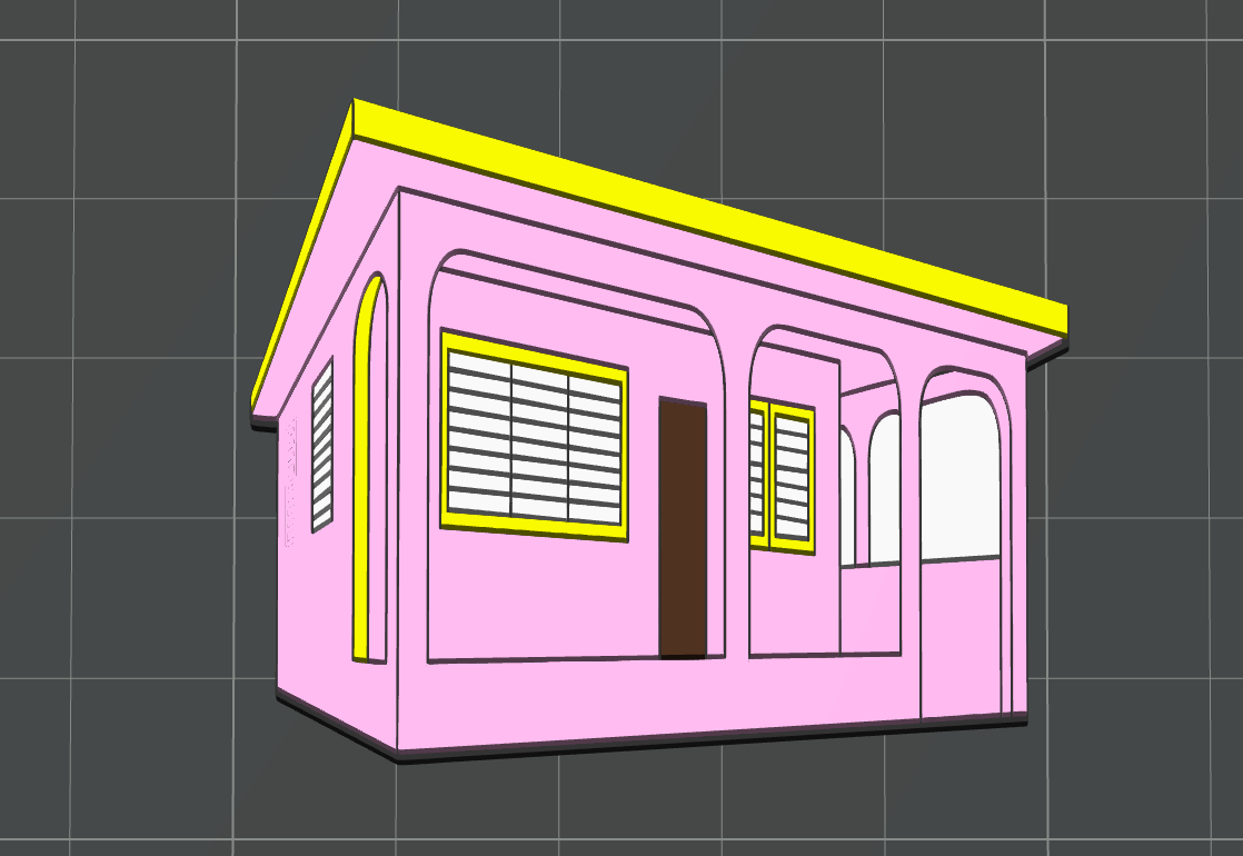 La Casita Badge Reel STL