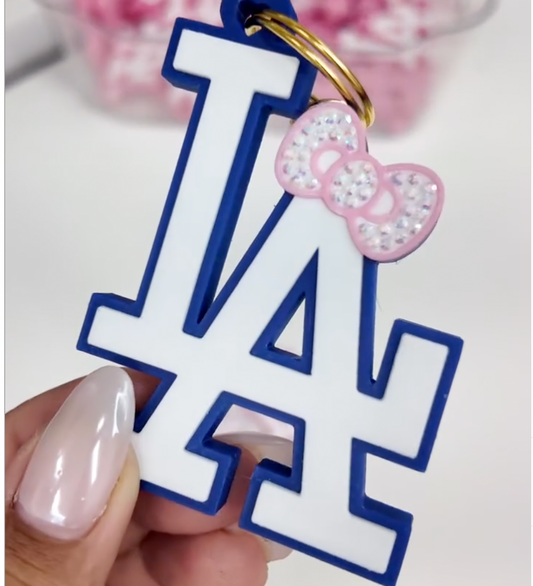 3D Keychain LA Bow