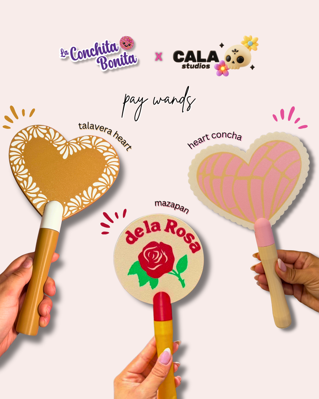Talavera Heart Pay Wand