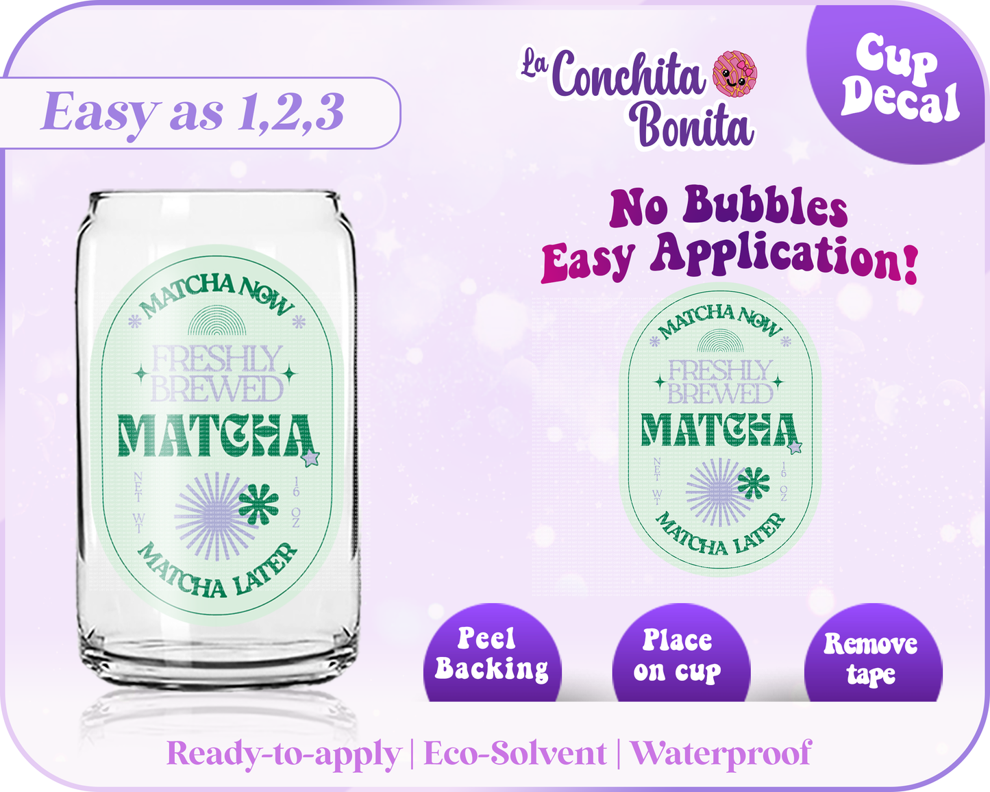 Matcha Now Matcha Later Decal