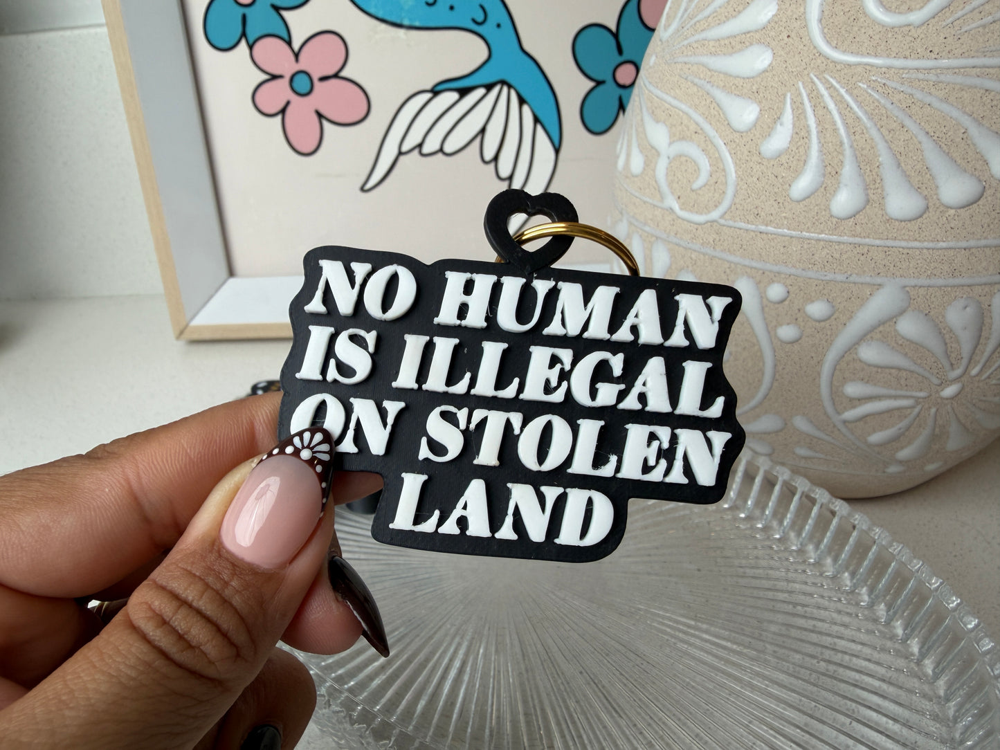 Stolen Land Keychain
