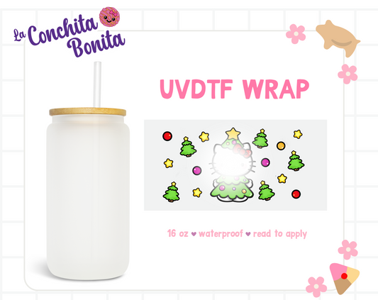 UVTDF Exclusive Green Xmas Tree Girl Wrap