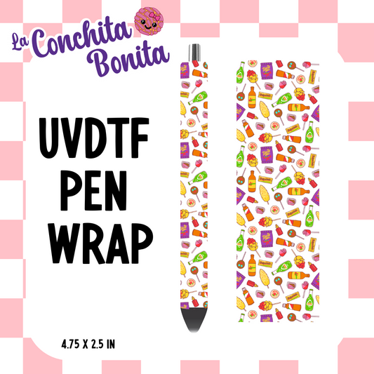 UVDTF Mexican Treats Pen Wrap