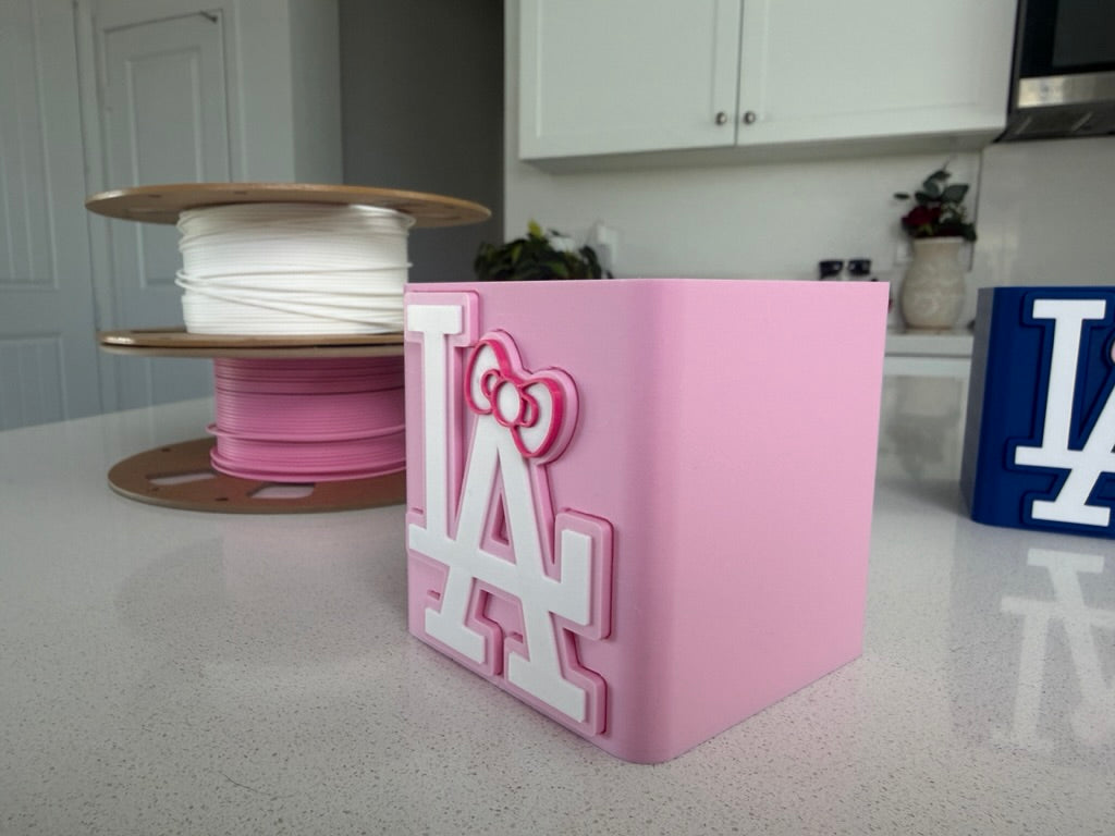 3D Baseball Pen Holder Pink