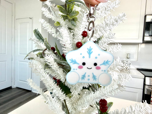 Baby Snowflake Keychain