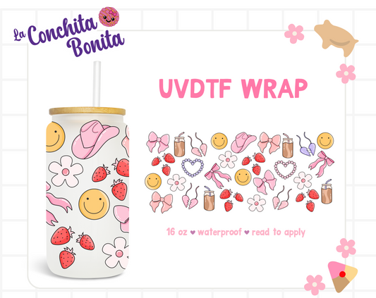 UVDTF Girly Things Smiley Face Wrap