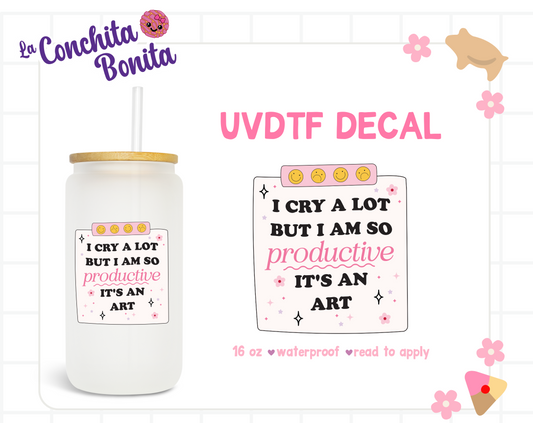UVDTF I Cry A Lot TTPD Decal