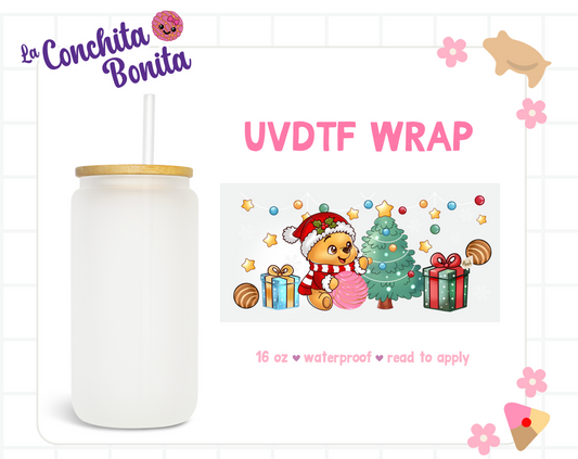 UVTDF Exclusive Xmas Concha Bear Wrap