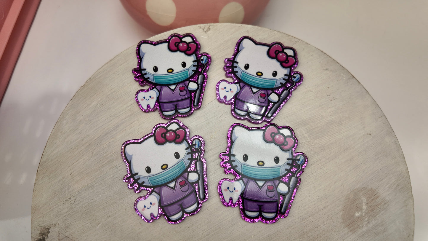 Acrylic Kawaii Dentist  - 4 pack