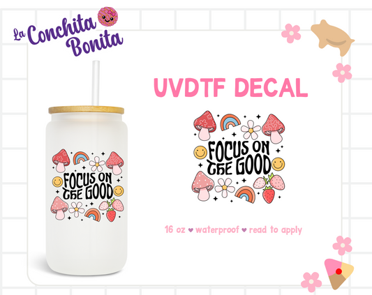 UVDTF Focus on the Good Decal