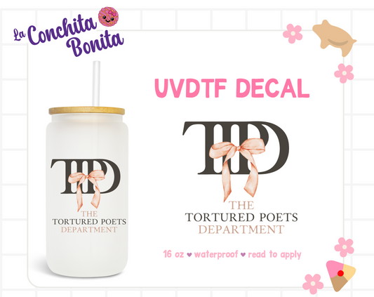 UVDTF TTPD  Bow Decal