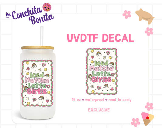UVDTF Iced Match Girlie Decal
