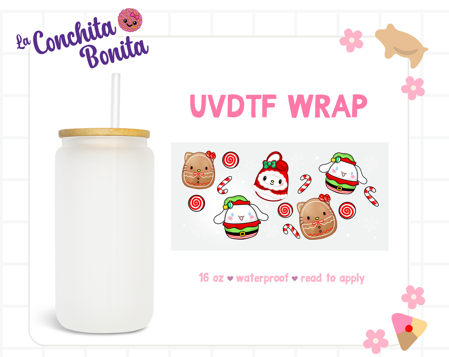 UVTDF  Xmas Squish Wrap