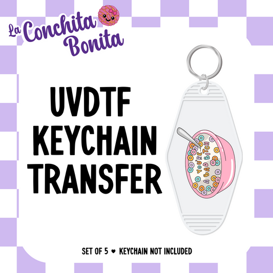 UVDTF Baddie Cereal Keychain (5 pack)