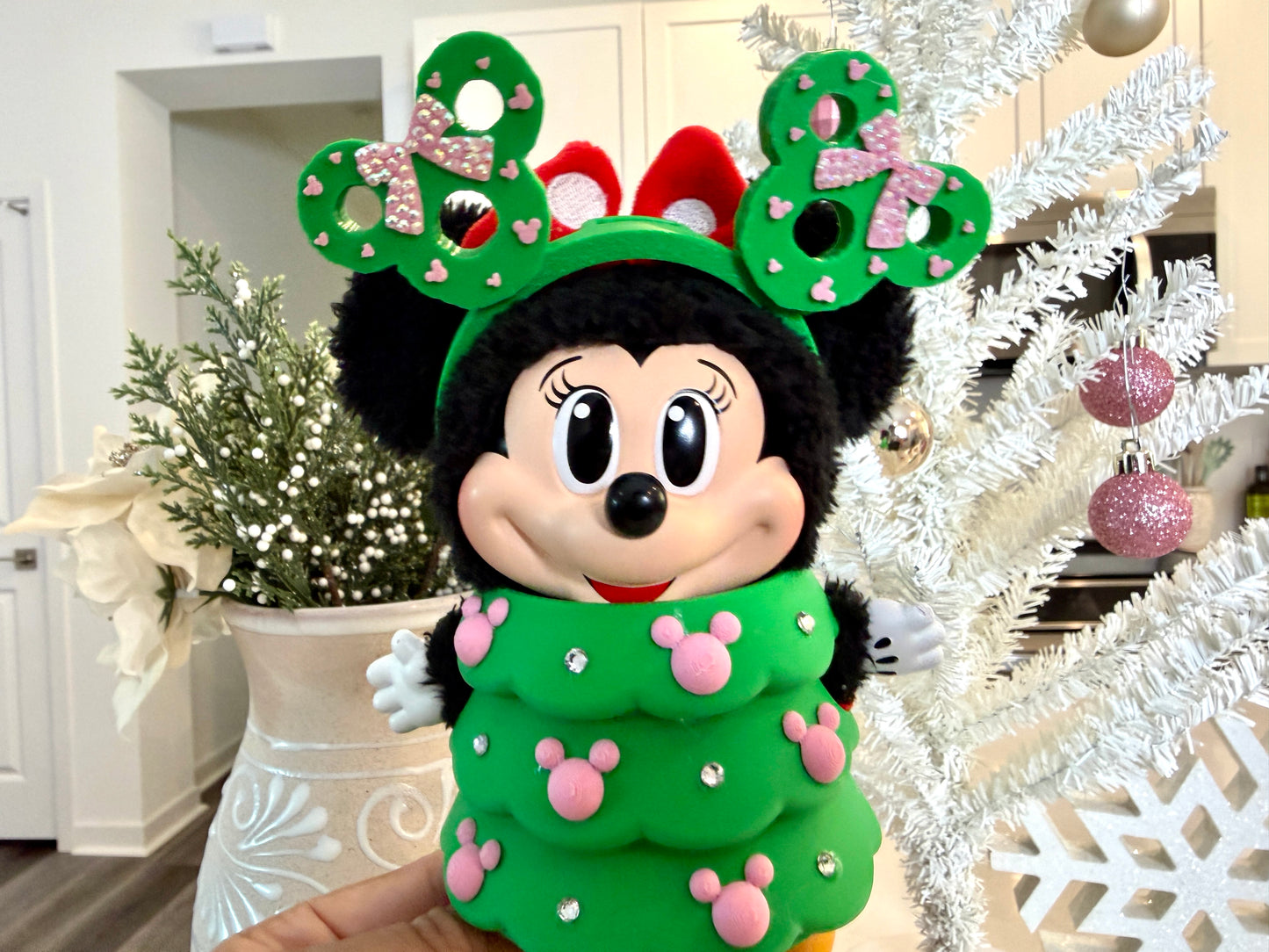 Xmas Wreath + Tree Costume- Pink