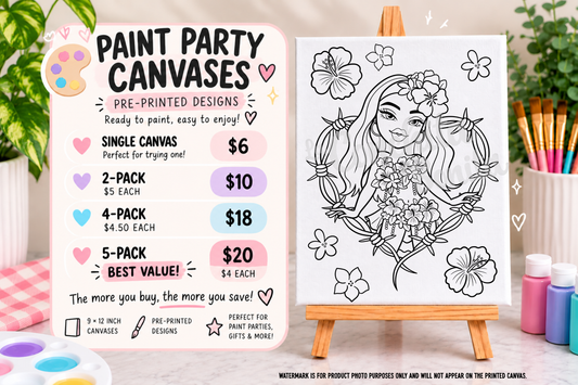 Karol G Flowers Paint Canvas