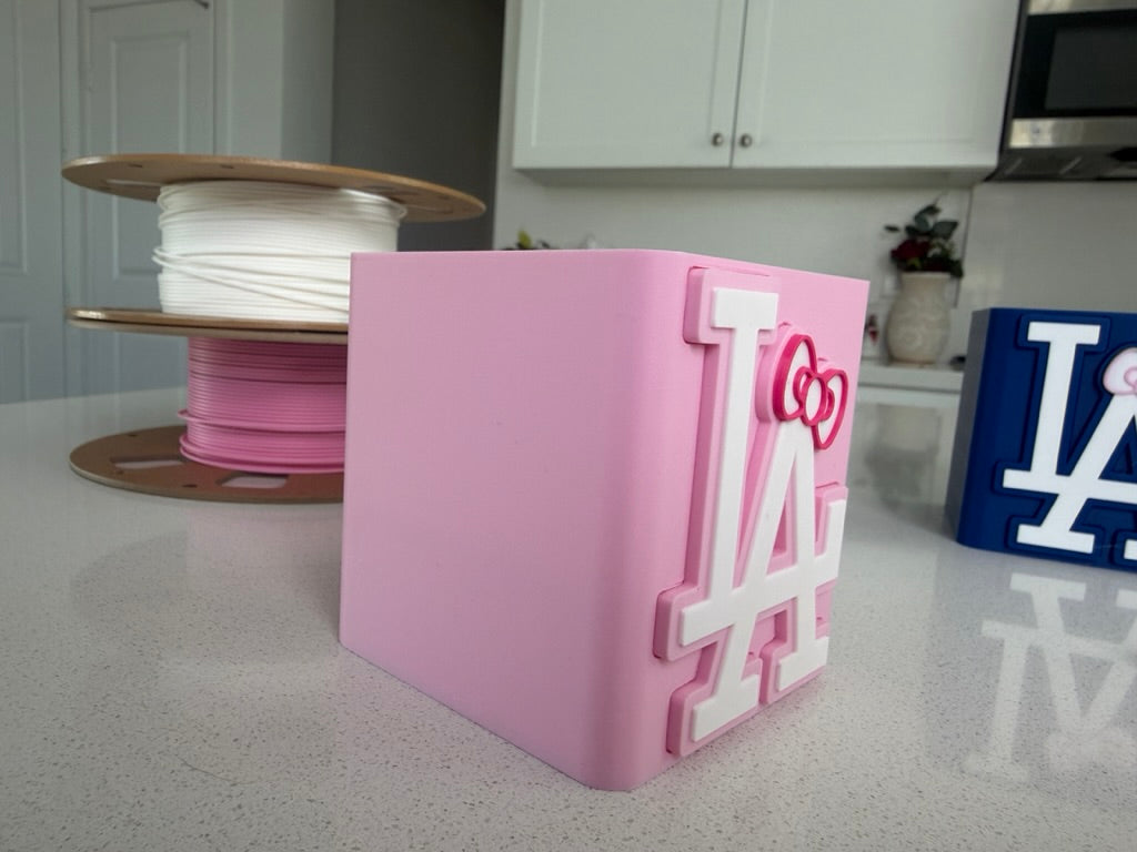 3D Baseball Pen Holder Pink