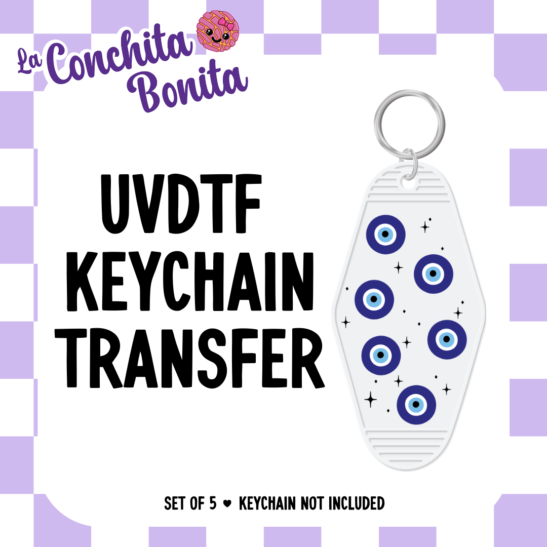 UVDTF Evil Eye Keychain (5 pack)