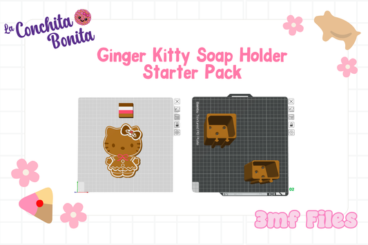 HK Ginger Soap Dispenser Holder – Starter Pack 3MF