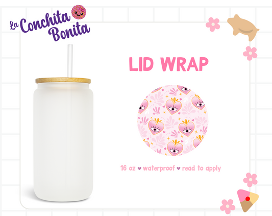 UVDTF Exclusive Pink Evil Eye Hearts Lid Wrap
