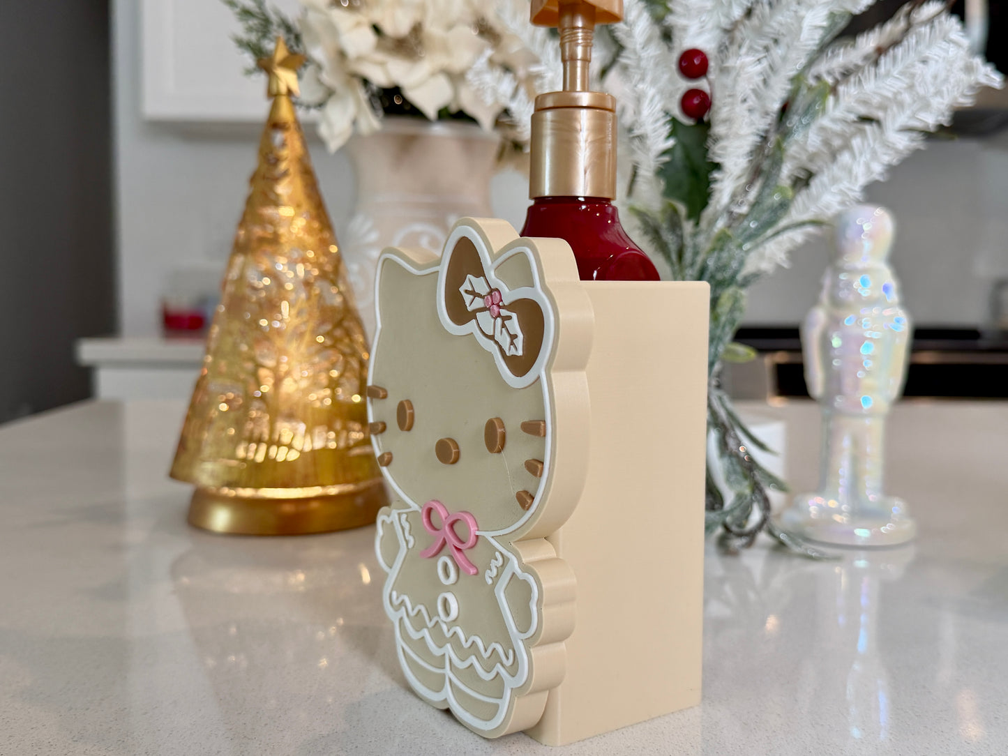 Ginger Kitty Soap Holder