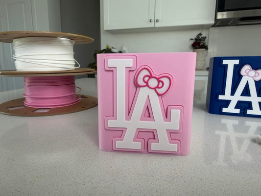3D Baseball Pen Holder Pink