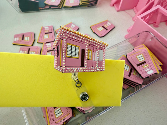 Casita Badge Charm - Rhinestones