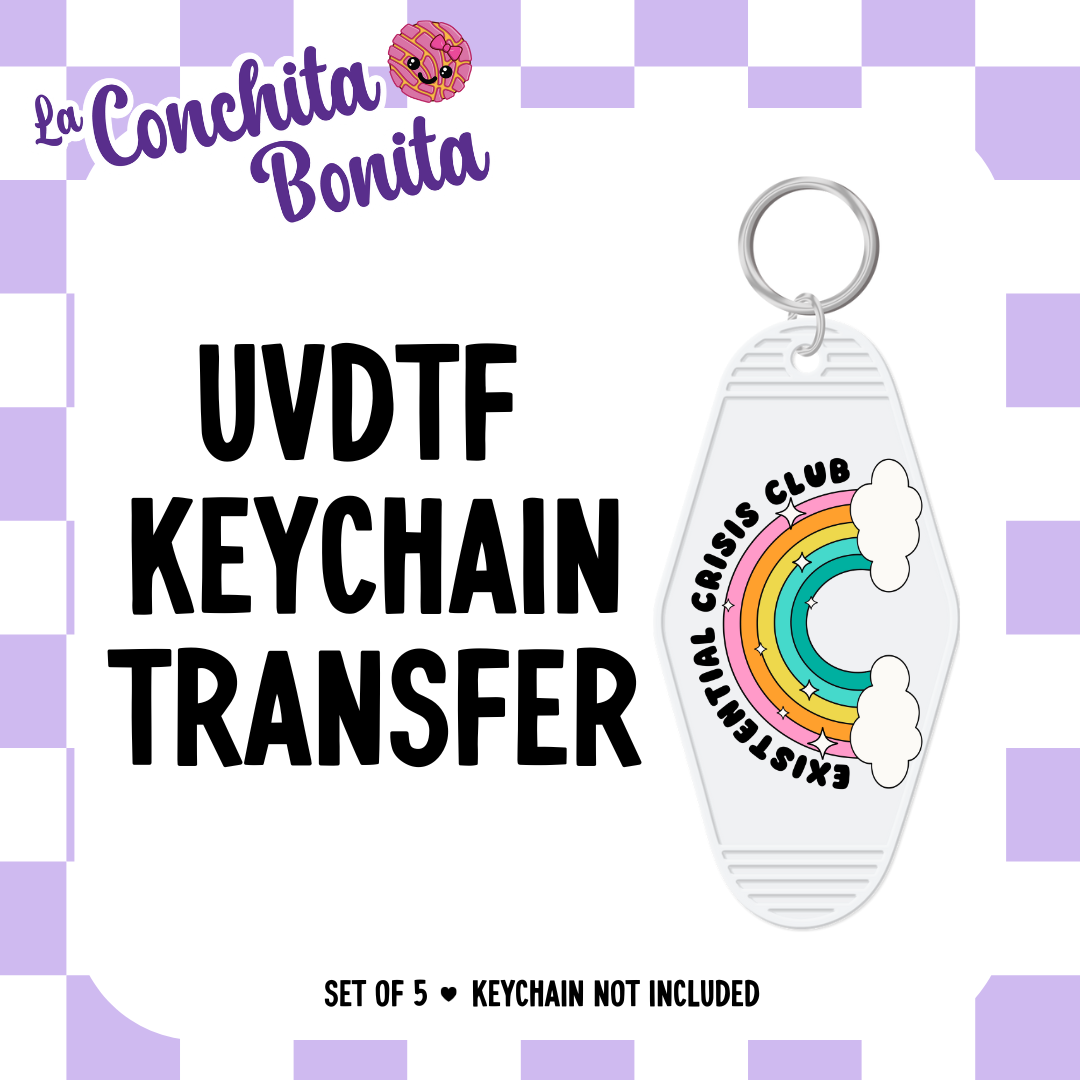 UVDTF Existential Crisis Keychain (5 pack)