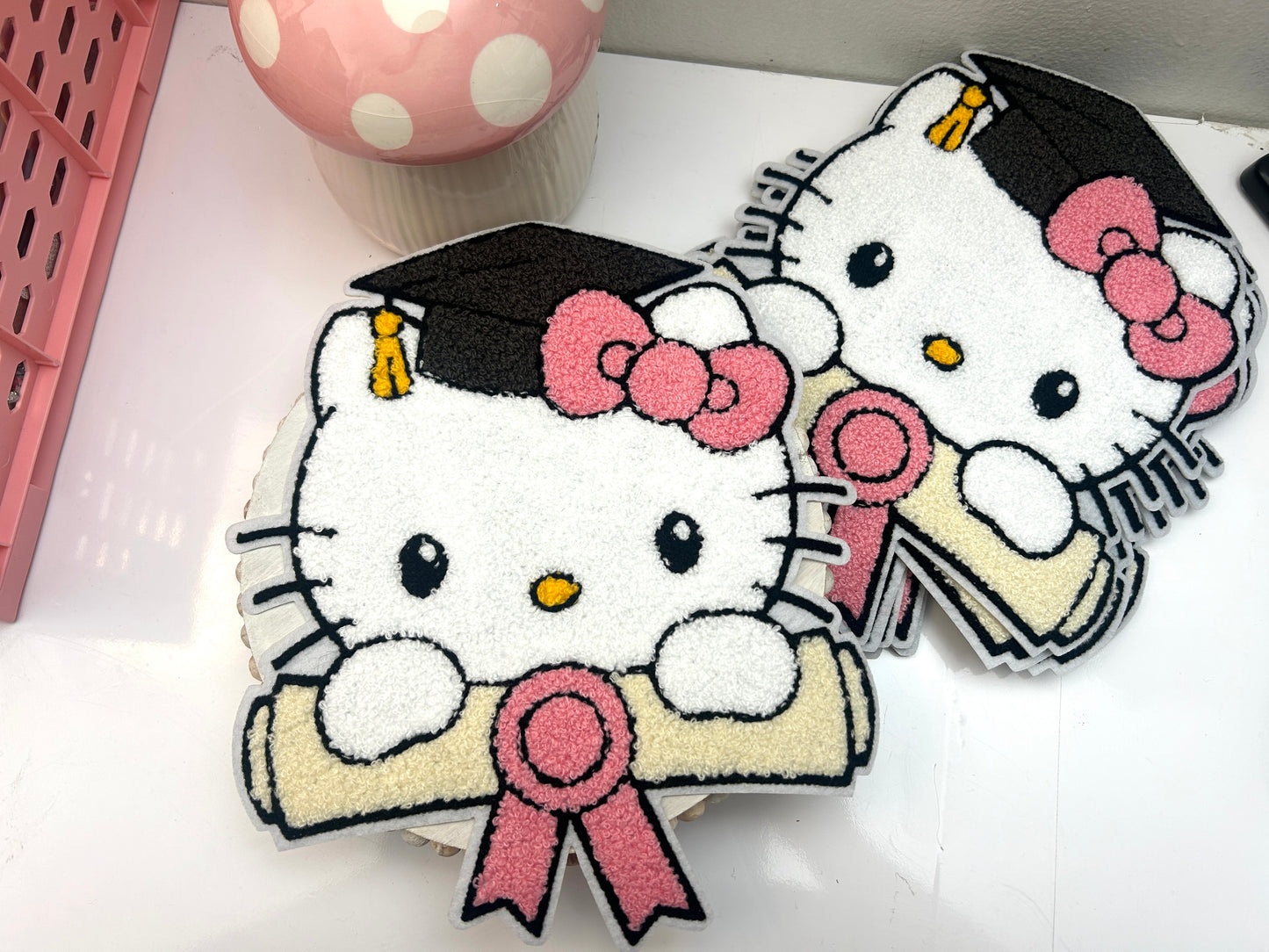 Kawaii Graduation Chenille Patch