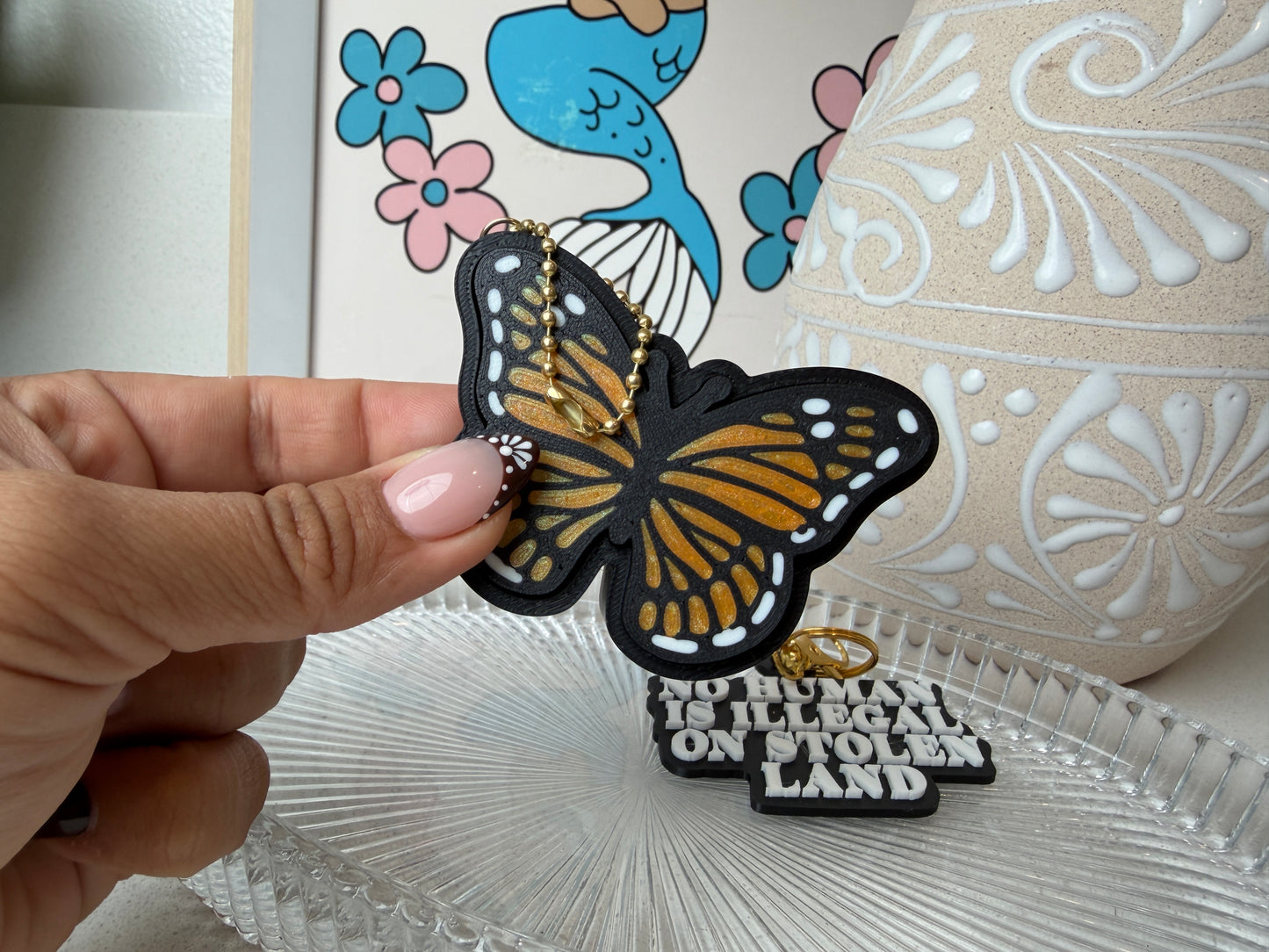 Monarch Butterfly Fidget Clicker