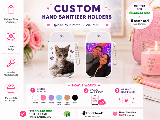 Custom Sanitizer Holder
