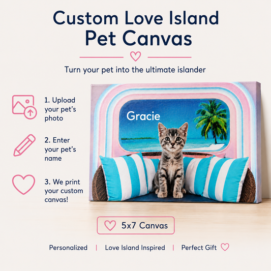 Custom Love Island Canvas