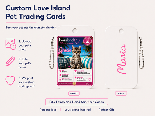 Custom Love Island Sanitizer Holder