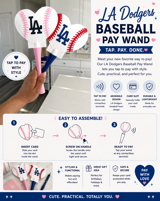 LA Baseball Heart Pay Wand