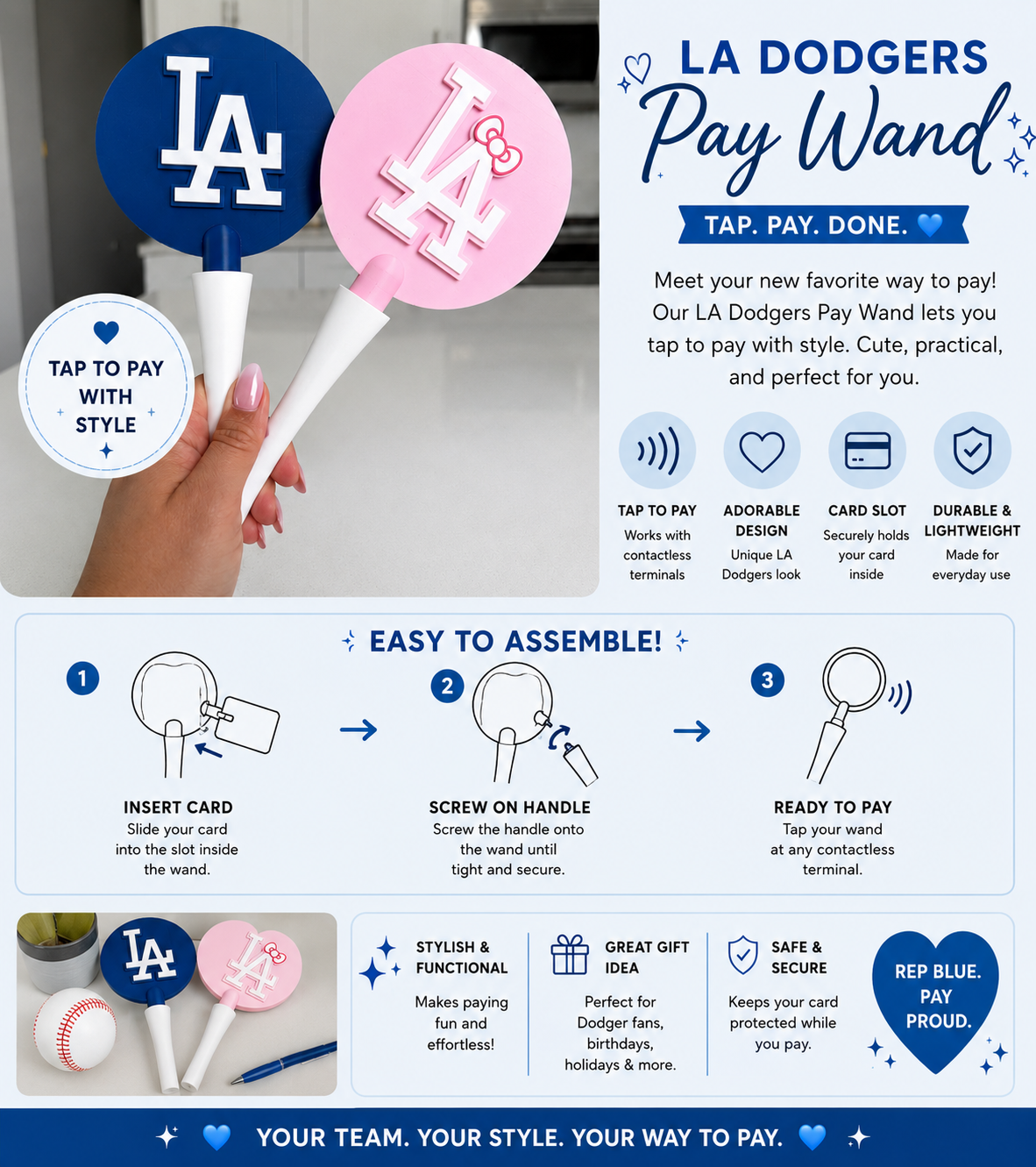 LA Baseball Pay Wand