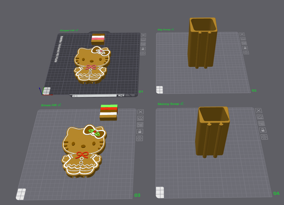 HK Ginger Soap Dispenser Holder – Starter Pack 3MF