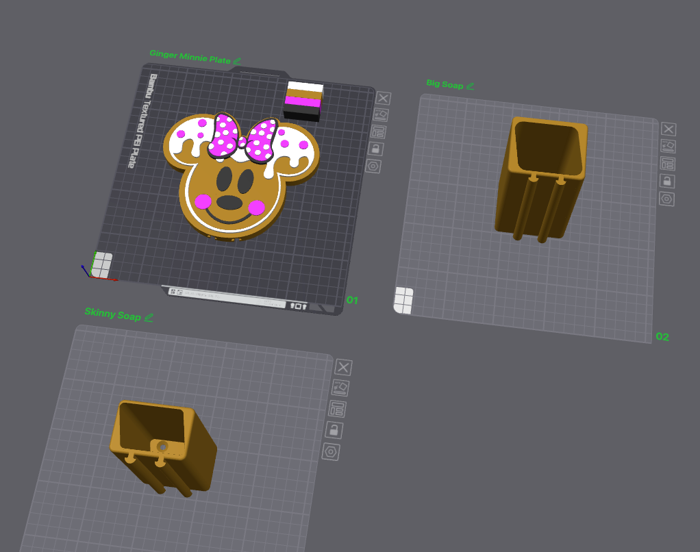 Ginger Mouse Soap Dispenser Holder – Starter Pack 3MF