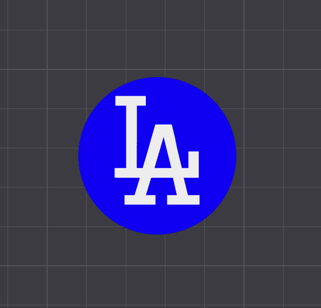 LA Baseball Badges STL