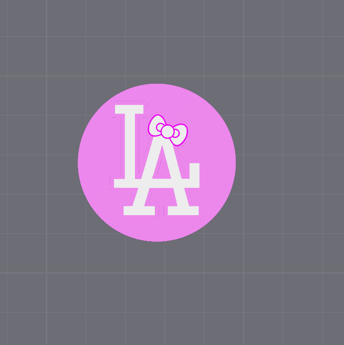 LA Baseball Badges STL