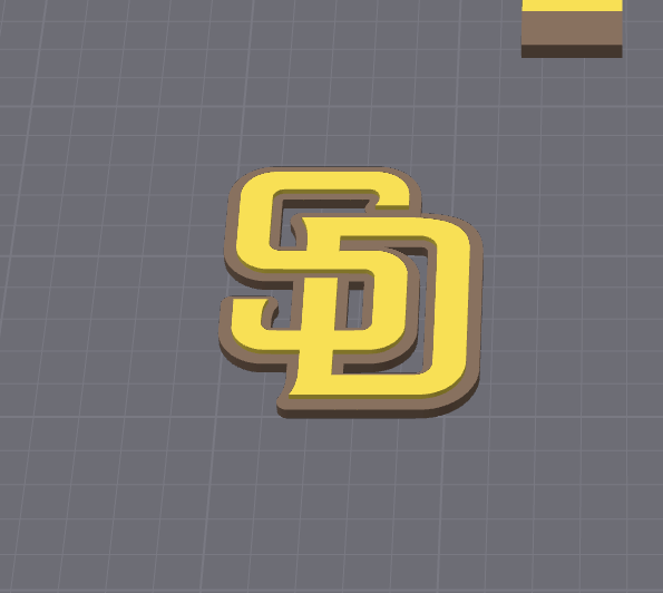 San Diego Baseball Paddle Pay Wand STL